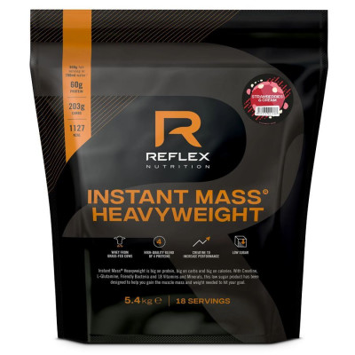 Instant Mass Heavy Weight 5,4kg jahoda + Vitamin D3 100...