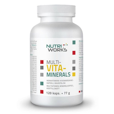Multivitaminerals 120 kapslí (Směs vitamínů a minerálů)...