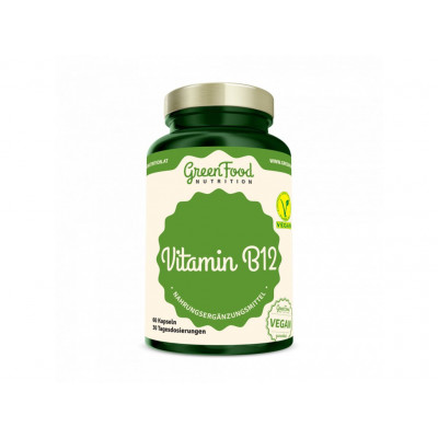Vitamin B12 60 kapslí GREENFOOD NUTRITION