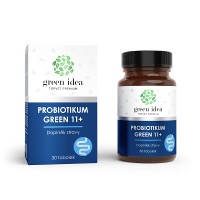 PROBIOTIKUM GREEN 11+ 30 tbl. Topvet GREEN IDEA