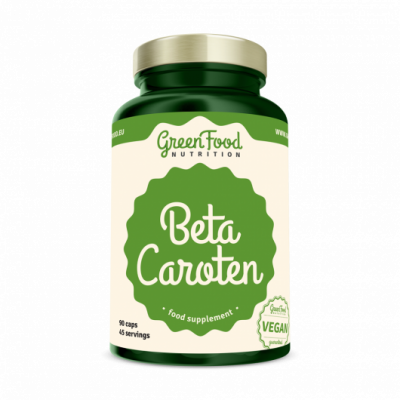 Beta Caroten 90 kapslí GREENFOOD NUTRITION