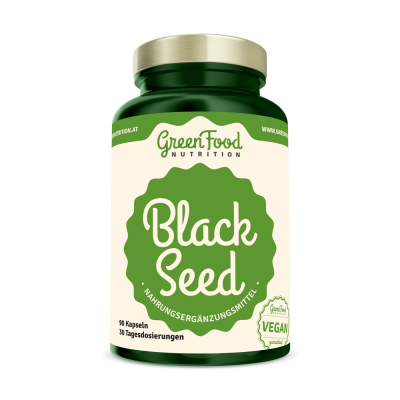 Black Seed (Černý kmín) 90 kapslí GREENFOOD NUTRITION