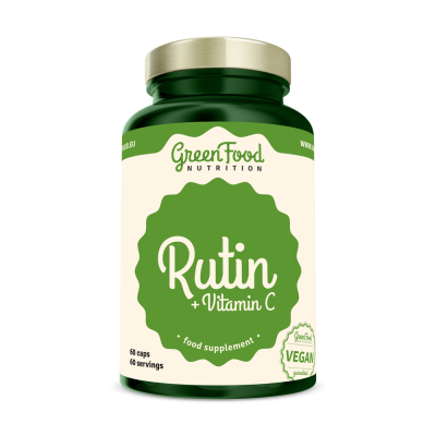 Rutin + Vitamín C 60 kapslí GREENFOOD NUTRITION