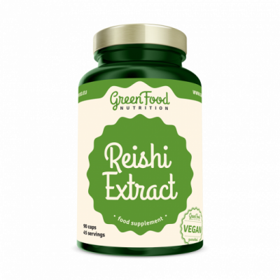 Reishi extract 90 kapslí GREENFOOD NUTRITION
