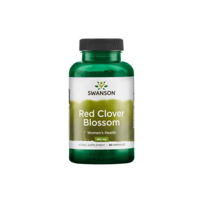 JETEL ČERVENÝ (Red Clover Blossom) 430 mg, 90 kapslí SWANSON
