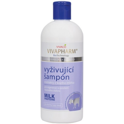 Vyživující šampon s extrakty z kozího mléka 400 ml VIVAPHARM