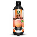 Kombucha Broskev 500 ml TOPNATUR