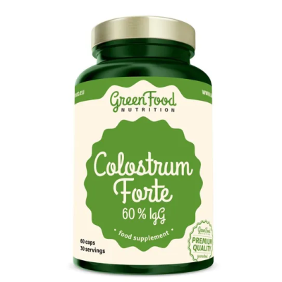 Colostrum forte 60% lgG - 60 kapslí GREENFOOD NUTRITION
