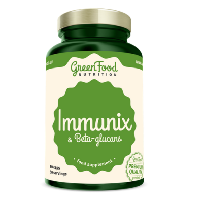 Immunix & Beta-glucans 90 kapslí GREENFOOD NUTRITION