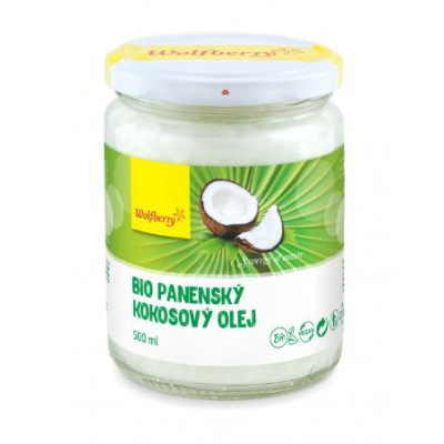 Kokosový panenský olej BIO 500ml Wolfberry