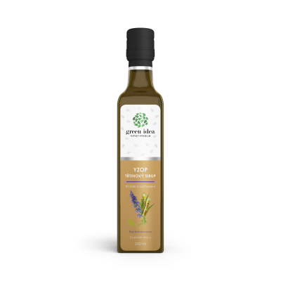 Yzopový sirup - třtinový 250 ml Topvet GREEN IDEA