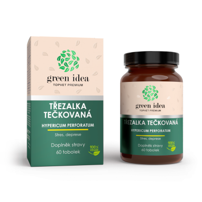 Třezalka bylinný extrakt 60ks Topvet GREEN IDEA