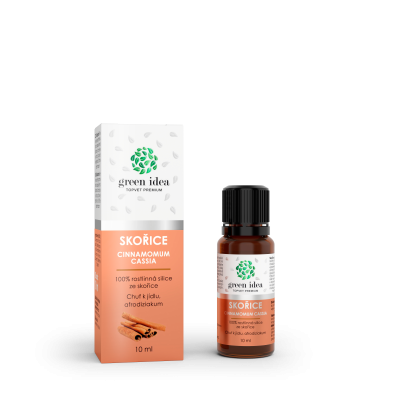 Skořice - 100% silice 10ml Topvet GREEN IDEA