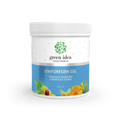 Lymforegen masážní gel 250ml Topvet GREEN IDEA