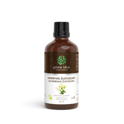 GREEN IDEA Kontryhel žlutozelený 50ml