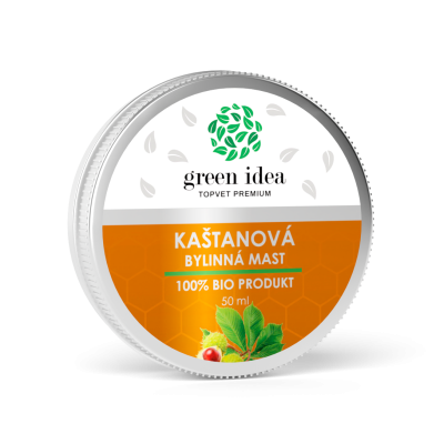 GREEN IDEA Kaštanová mast 50ml