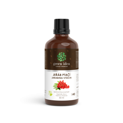 Jeřáb ptačí - kapky 50ml Topvet GREEN IDEA