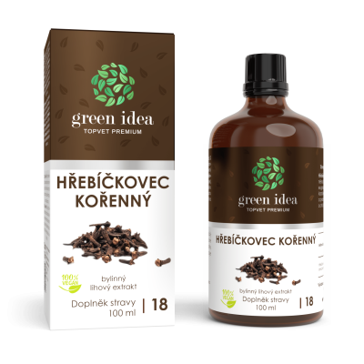 GREEN IDEA Hřebíčkovec tinktura - kapky 100ml