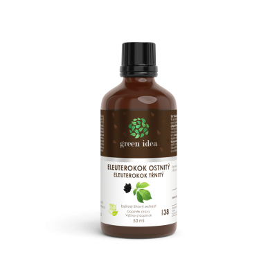 GREEN IDEA Eleuterokok tinktura - kapky 50ml