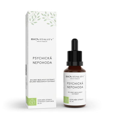 PSYCHICKÁ NEPOHODA bezlihová tinktura 25 ml BIOVITALITY...