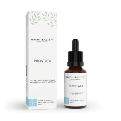 PROSTATA bezlihová tinktura 25 ml BIOVITALITY GREEN IDEA