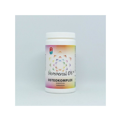 BIOMINERAL D6 OSTEOKOMPLEX TKÁŇOVÉ SOLI - 180 tbl/90 g