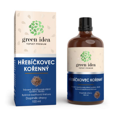 HŘEBÍČKOVEC - BEZLIHOVÁ TINKTURA 100 ml TOPVET GREEN IDEA