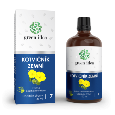 KOTVIČNÍK ZEMNÍ - BEZLIHOVÁ TINKTURA 100 ml Topvet GREEN...