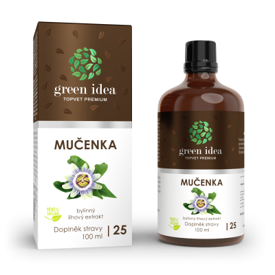 Mučenka tinktura - kapky 100 ml Topvet GREEN IDEA