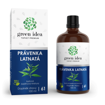 PRÁVENKA LATNATÁ - BEZLIHOVÁ TINKTURA 100 ml Topvet GREEN...