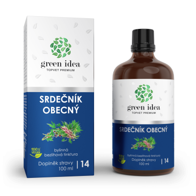 SRDEČNÍK - BEZLIHOVÁ TINKTURA 100 ml Topvet GREEN IDEA