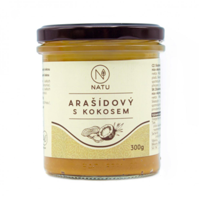 ARAŠÍDOVÝ KRÉM S KOKOSEM 300 g NATU