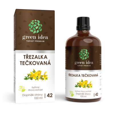 GREEN IDEA Třezalka tinktura - kapky 100ml