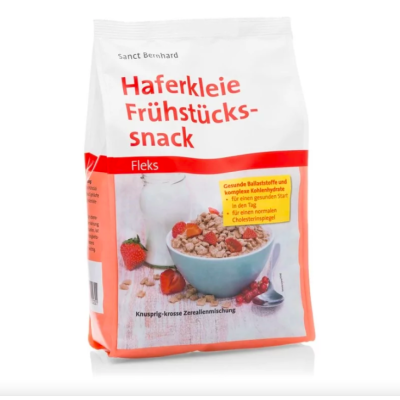 HAFERKLEIE FRÜSTÜCKS-SNACK - Ovesné křupky 500 g SANCT...