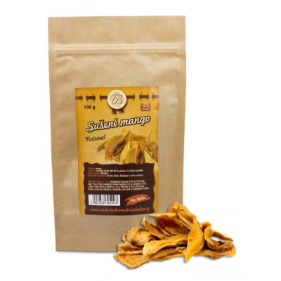 Sušené Mango natural 100 g Čokoládovna Troubelice