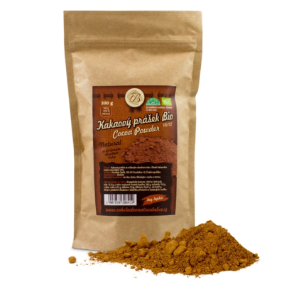 Kakaový prášek Natural Bio 10/12 200 g Čokoládovna...