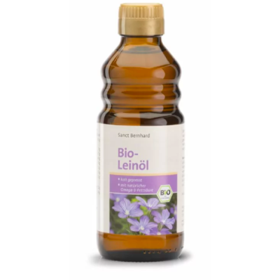 LNĚNÝ OLEJ LISOVANÝ ZA STUDENA - BIO leinöl - 250 ml...