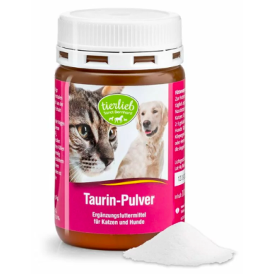 PRÁŠEK PRO KOČKY A PSY - Taurin - pulver 100 g TIERLIEB...