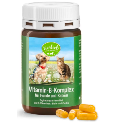 VITAMÍN B-KOMPLEX - vitamíny pro psy a kočky 120 kps....