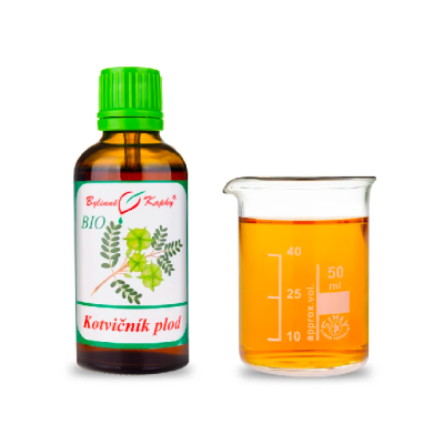 KOTVIČNÍK PLOD BIO - přírodní testosteron - bylinné kapky...