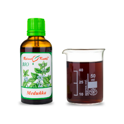 MEDUŇKA BIO - bylinné kapky - tinktura 50 ml BYLINNÉ KAPKY