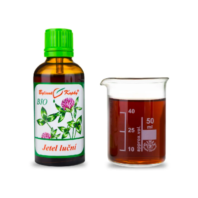 JETEL ČERVENÝ BIO - bylinné kapky - tinktura 50 ml...