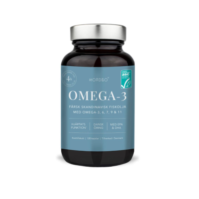 Scandinavian Omega-3 Trout Oil 120 kapslí Nordbo