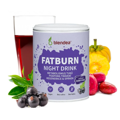 NOČNÍ NÁPOJ NA SPALOVÁNÍ TUKŮ - černý rybíz - Fatburn...