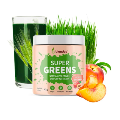 SUPERGREENS - Broskev BIO 90 g BLENDEA