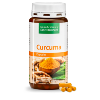 KURKUMA Extrakt - Curcuma 180 Mg - 180 kps. SANCT BERNHARD