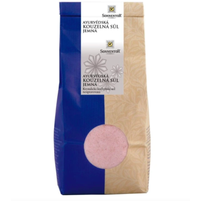 AYURVÉDSKÁ KOUZELNÁ SŮL - jemná - 1 kg SONNENTOR