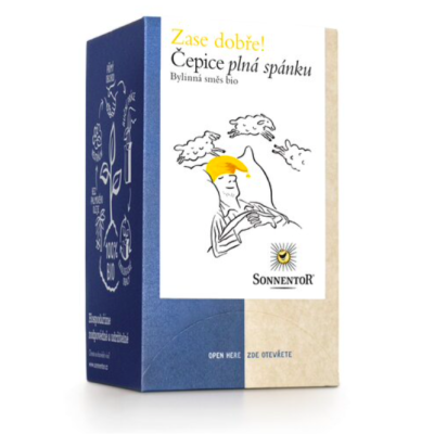 ČEPICE PLNÁ SPÁNKU BIO - porcovaný bylinný čaj 27 g...