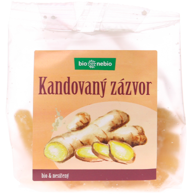 KANDOVANÝ ZÁZVOR BIO - 100 g BIO NEBIO