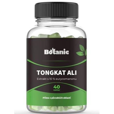 TONGKAT ALI - Extrakt s 10 % eurycomanonu - 40 kps. BOTANIC